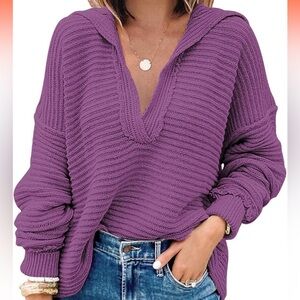 Cozy Purple Women's Sweater